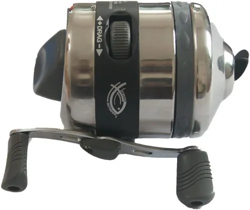 Vista 3 de Carrete de pesca JIEXI HWYP 40S Catapult de aluminio con arco de pesca, paquete de 1
