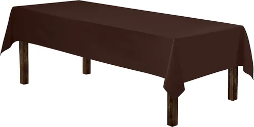 Vista 31 de Gee Di Moda - Mantel rectangular de 60 x 84 pulgadas – Mantel rectangular de poliéster lavable para mesa de 5 pies