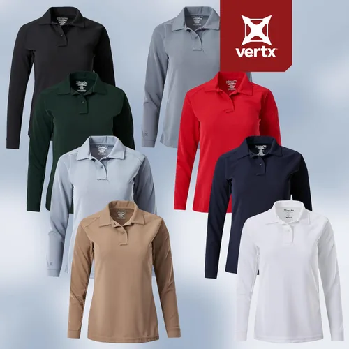 Vista 7 de Vertx Polo de manga larga Coldblack para mujer