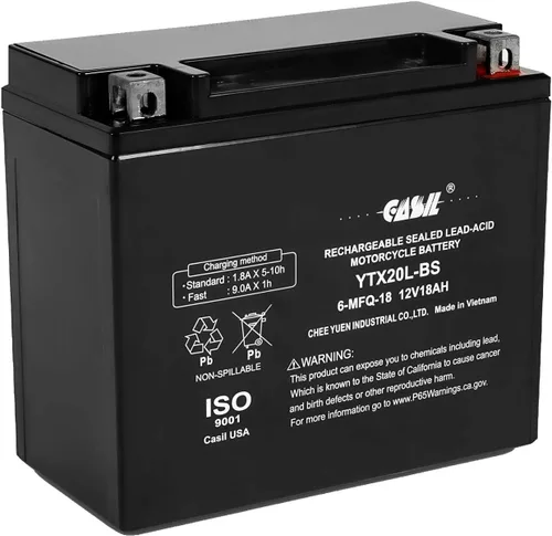 Vista 17 de YTX4L-BS Batería SLA Power Sport de 12 V 3AH 50 CCA - Batería Casil