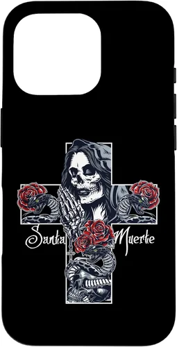Vista 20 de Funda con diseño de calavera de Santa Muerte para iPhone 17