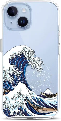 Vista 26 de Compatible con iPhone 15, funda transparente de encaje negro floral a prueba de golpes, parte trasera dura, delgada, bonita funda transparente