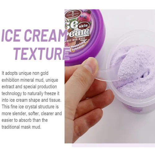 Vista 5 de AICHUN BEAUTY Helado Facial Wash Off Máscara de barro Control de aceite Limpieza profunda Hidratante Exfoliación de puntos negros Cuidado de la piel