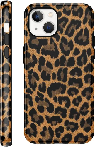 Vista 97 de Funda de teléfono con estampado de guepardo para iPhone 7/8/SE 2020/2022 de 4.7 pulgadas, funda de lujo con diseño de leopardo marrón coqueta a