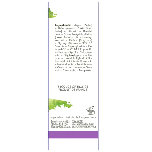 Vista 7 de Crema para manos de Manteca de Karité Natural, Pre de Provence, Hand Cream 2.5 oz