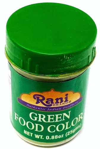 Vista 3 de Rani Green Food Color Indio 25gm (0.88oz) ~ Vegano