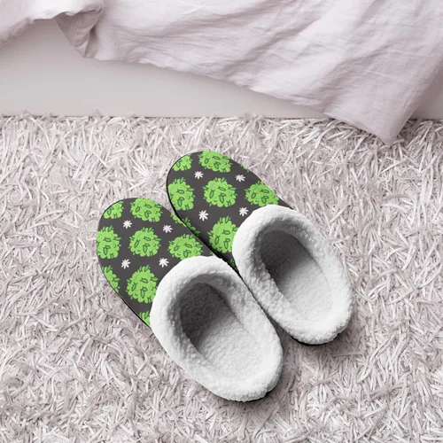 Vista 6 de KEHUASW Trendy Slipper weed Slippers Cannabis leafs Mens Bedroom Slippers Slide Slipper Women Bed House Slippers Washable House Slipper