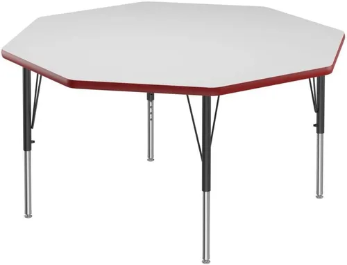 Vista 58 de Correll - Mesa rectangular de 24 x 36 pulgadas, mesa de actividades superior de borrado en seco, altura ajustable (19 a 29), laminado de alta