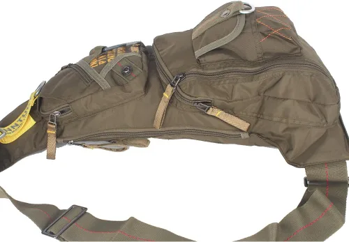 Vista 22 de Mochila de nylon para el pecho, mochila de viaje en bicicleta y gimnasio