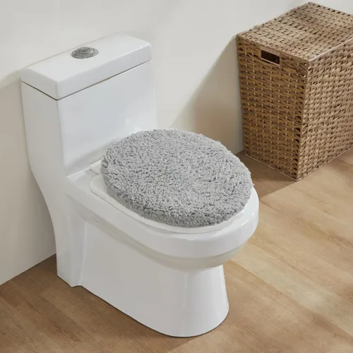 Vista 31 de Better Trends - Juego de 2 alfombras de baño 100% algodón, extra suaves, con borlas, de 17" x 24", alfombra de baño superabsorbente y reversible