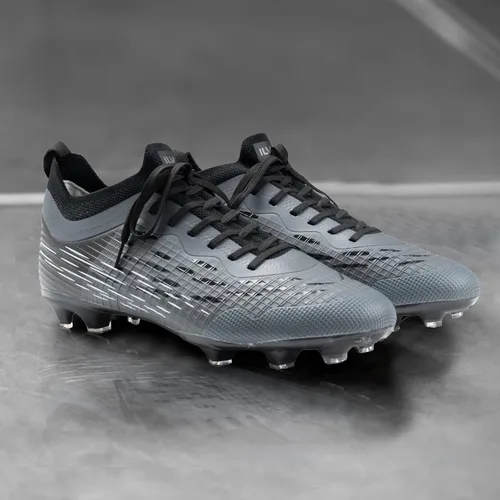Vista 3 de ZVC Botines de fútbol para hombre, zapatos de fútbol para exteriores, interiores, para entrenamiento, para niños y niños grandes
