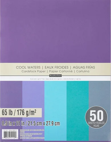 Vista 19 de Recollections 600 hojas de papel de cartulina de 8.5 x 11 pulgadas, sin ácido ni lignina, para álbumes de recortes, artes y manualidades, paquete a