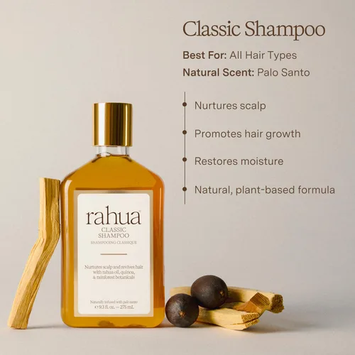 Vista 3 de Rahua Champú clásico para el cabello, 9.3 onzas líquidas, champú con ingredientes orgánicos para mujeres y hombres
