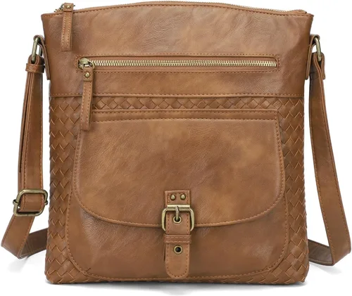 Vista 12 de KouLi Buir Monederos cruzados para mujer, bolsos de hombro de piel sintética, bolso bandolera Crossboby, medianos y múltiples bolsillos..