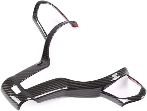 Vista 2 de TINKI Cubierta de botón para volante de automóvil, ajuste para BMW F20 F21 F22 F23 F30 F32 F33 F34 F36 F39 F15 F16 F80 F85 F86 M - Accesorios Fibra