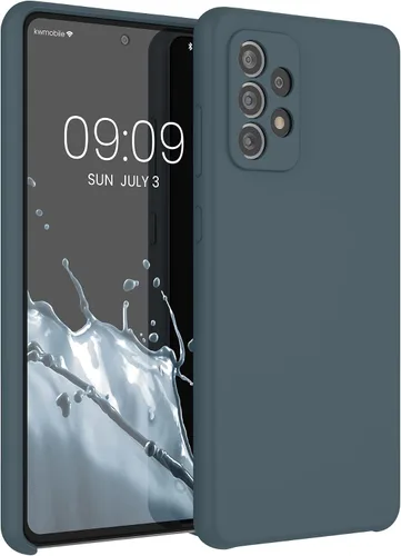 Vista 285 de kwmobile Funda Compatible con Samsung Galaxy A14 5G - Funda de teléfono de TPU y silicona con acabado suave - Verde Lima