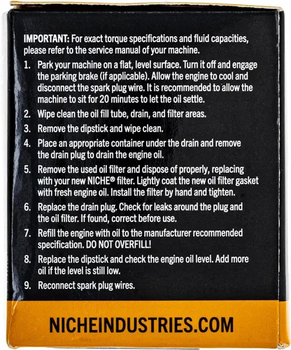 Vista 6 de NICHE Filtro de aceite para Polaris Sportsman 570 Scrambler 850 Ranger RZR XP 4 Turbo Magnum 425 ATP 500 330 2520799 3084963