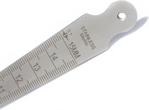 Vista 4 de 0.039-0.591 in/1/32-5/8 prueba de calibre de soldadura cónico inoxidable pulgada de inspección del soldador cubital pulgada y métrica para medir