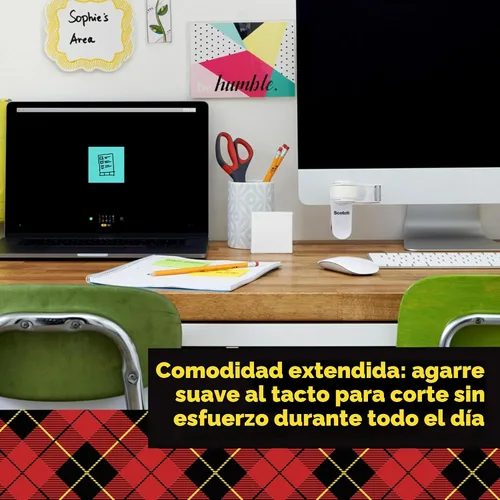 Vista 6 de Scotch - Tijeras de precisión de 6 pulgadas, ideal para uso diario (1446) Tijeras de acero inoxidable con borde afilado, agarre suave y cómodo