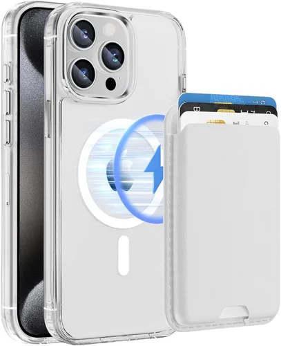 Vista 29 de Funda magnética para iPhone 12 Pro Max, cartera magnética desmontable con soporte para tarjetas, [compatible con MagSafe] grado militar, a prueba