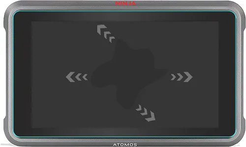 Vista 6 de Mr.Shield Protector de pantalla de cristal para Atomos Ninja V y Ninja V+ 5" Paquete de 3 vasos de vidrio templado Japón con dureza 9H