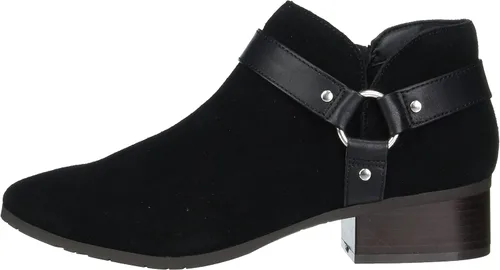 Vista 8 de Kenneth Cole Botines con arnés lateral para mujer, Negro