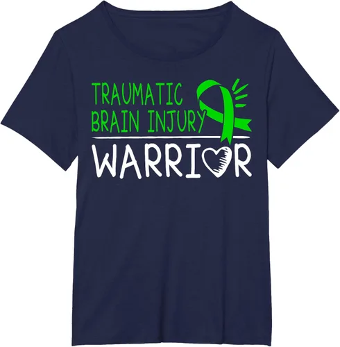 Vista 19 de Camiseta de lesión intracraneal - Camiseta de conciencia TBI, Negro, S