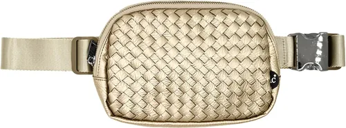 Vista 19 de C.C Bolsa de cintura para mujeres – Riñonera acolchada cruzada para el cuerpo con correa ajustable, idea de regalo de moda, Ajuste regular