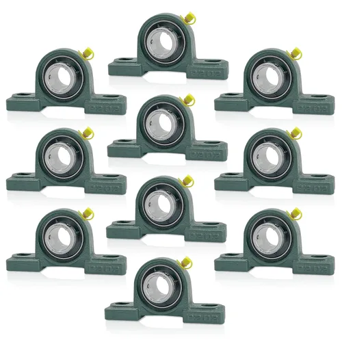Vista 30 de 4 piezas de 10 mm Rodamiento con Brida Cojinete de Empuje o Descanso Montado KP000 Bloque de Rodamiento
