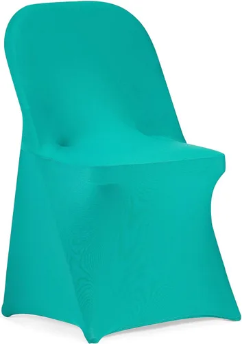 Vista 26 de Funda de silla Peomeise plegable, de elastano elástico para bodas, fiestas, banquetes, eventos
