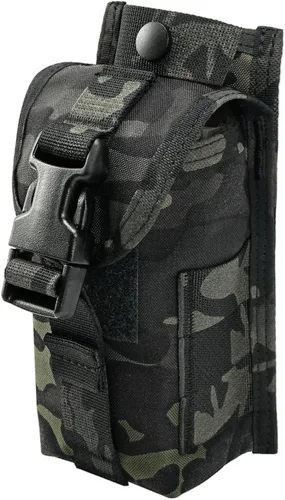Vista 12 de MOLLE Blowout Pouch, Compact IFAK Pouch with Rear Shears Slot, Quick-Pull Strap and Tourniquet Holder, Tactical First Aid Pouch with Flap Closure