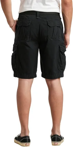 Vista 49 de Unionbay Survivor pantalones cortos de cargo con cinturón para hombre