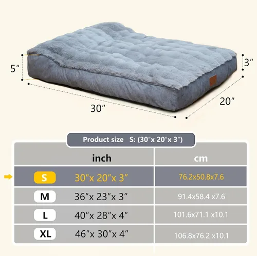 Vista 6 de Cama para perros pequeños con almohada suave de ángulo bajo. Tela de cama de lujo cómoda y suave. Con parte inferior antideslizante, cama lavable