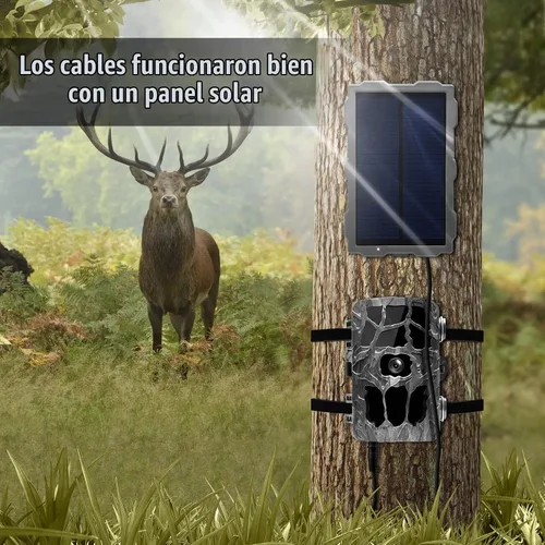 Vista 7 de 2 cables de alimentación para cámara de sendero, cable de alimentación externo CC de 0.157 x 0.067 in compatible con Tactacam Reveal X XB SK, Wise