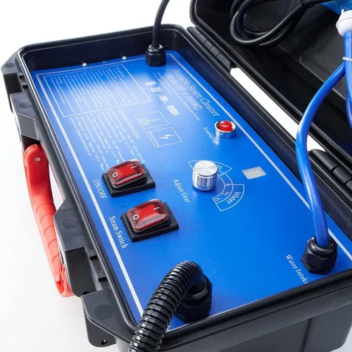Vista 5 de DAZULI Limpiador a vapor, 1700 W/3000 W, limpiadores de vapor de alta presión de alta temperatura, máquina de limpieza de vapor para eliminación