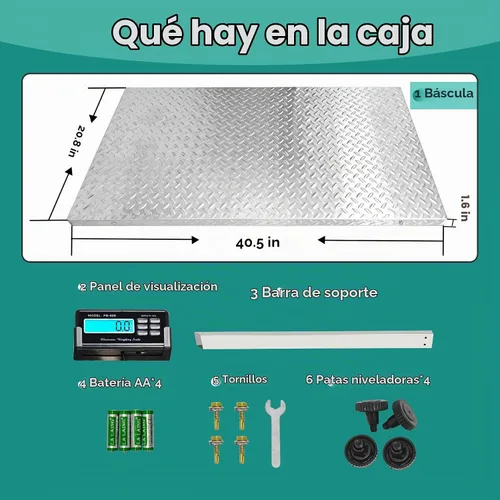 Vista 3 de Báscula de ganado de 1100 libras, ideal para perros grandes