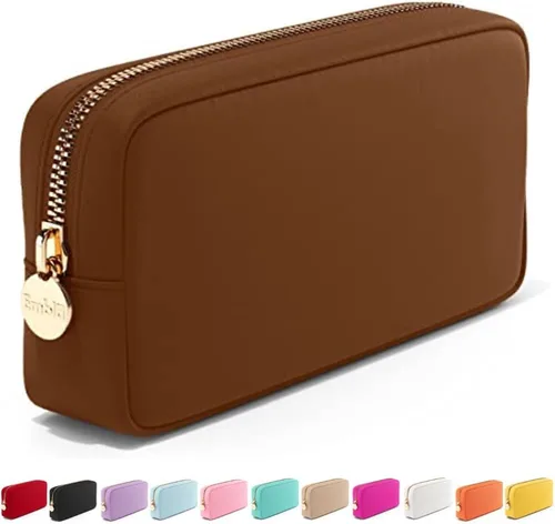 Vista 27 de Bolsa de Maquillaje de Viaje Embla Bolsa de Artículos de Aseo de Viaje, Negro, Mini, Mini