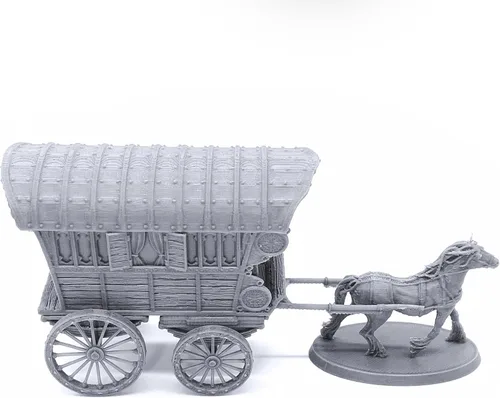 Vista 5 de EnderToys Traveler's Camp I by Printable Scenery, 3D Impreso RPG Scenery y Wargame Terrain 1.102 in Miniaturas