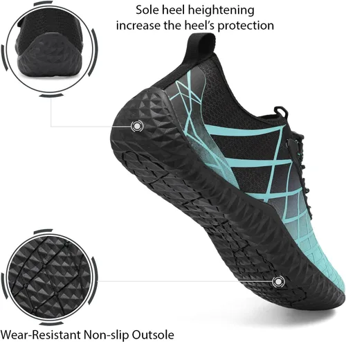 Vista 5 de Spesoul Zapatos deportivos acuáticos para hombre y mujer, secado rápido, para exteriores, para playa, natación, piscina, surf, buceo, yoga