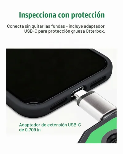 Vista 6 de Cámara térmica Finder S1 para Android, cámara de imagen térmica de súper resolución 192x192, cámara térmica para teléfonos y tabletas Android