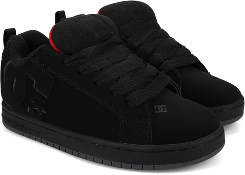 Vista 18 de DC Shoes Court Graffik - Tenis de skate para hombre Negro