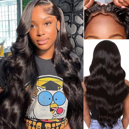 Vista 19 de Pelucas de cabello humano de 28 pulgadas con encaje frontal de color marrón rojizo de 5 x 5, pelucas de cierre de encaje HD para mujeres negras