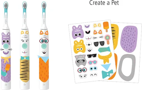 Vista 7 de Philips Sonicare for Kids Diseña una Edición Mascota, Eléctrico con Cable, HX3601 Edición para mascotas