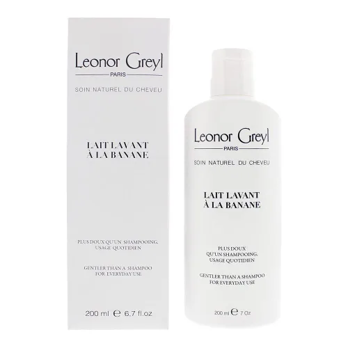 Vista 3 de Leonor Greyl Paris - Lait Lavant a La Banane - Champú suave para uso diario - Champú purificador natural para el cuidado del cabello fino y flaco