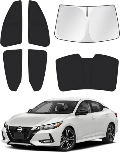 Vista 79 de Canvcle Parasol para parabrisas para Tesla modelo Y/3 2017-2025 2026 (compatible con modelos 2025 Y Juniper/2024 Modelo 3 Highland), parasol grueso