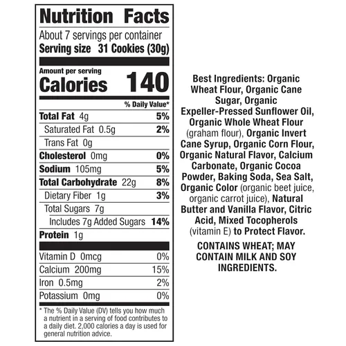 Vista 132 de Annie's Organic Chocolate Bunny Graham Snacks, 7.5 onzas