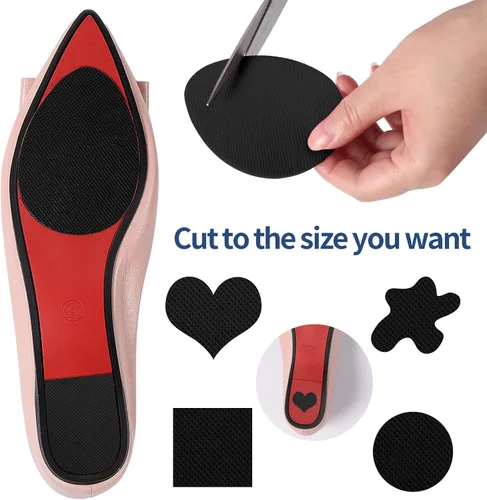 Vista 5 de Ashoesert's Shoe Sole Protector for Heels,Shoe Grips on Bottom of Shoes, Anti Slip Shoe Grips,Non Slip Shoe Pads,Non Slip Pads for Shoes, Shoe