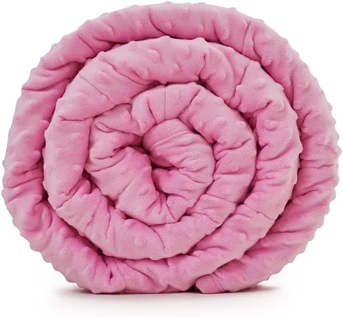Vista 10 de TONGDADA Manta con peso para niños, 40 x 60 pulgadas, 10 libras, para niños de entre 80 y 125 libras, material de algodón de primera calidad