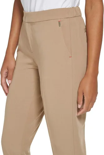 Vista 5 de Tommy Hilfiger Sloane Work - Pantalones de vestir con cintura elástica de tiro medio para mujer, Diseño de hongo