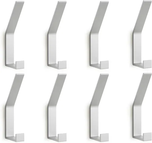 Vista 9 de Ganchos para Perchero Montados en la Pared, Negro, 2 Paquetes, Ganchos de Cuerda para Toallas de Baño para Cocina, Puerta, Gabinete, Baño